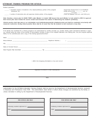 Form DS1853 Training Program for Icf/DD-N Attendant - California, Page 2