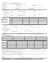 Document preview: Application to Rent - Utah