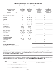 Form BCA1.35 Allocation Factor Interrogatories - Illinois, Page 2