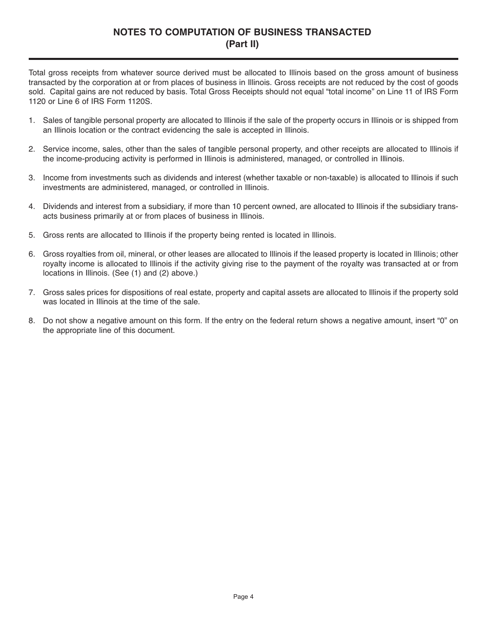 Form BCA1.35 Allocation Factor Interrogatories - Illinois, Page 4