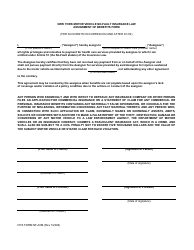 Form MMC4312 No Fault Insurance Form - Montefiore - New York City, Page 2
