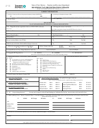 Form ACD-31075 Business Tax Registration Update - New Mexico