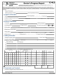 Form C-4.2 Doctor&#039;s Progress Report - New York