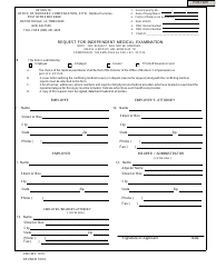 Document preview: Form LWC-WC1015 Request for Independent Medical Exam - Louisiana