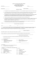 Application for Building Permit - City of Peekskill, New York