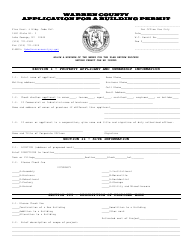 Application for a Building Permit - Warren county, New York