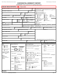 Document preview: Form CDPH110b Confidential Morbidity Report - California