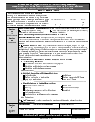 Form 111913 Nevada Polst (Physician Order for Life-Sustaining Treatment) - Nevada