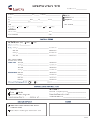 Document preview: Employee Update Form - Compton Accounting