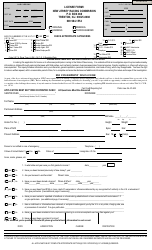 Licensing Form I Application - New Jersey