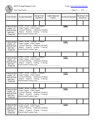 Basf Range Request Form - Arizona, Page 2