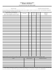 Document preview: Schedule E Beneficiaries Resident Decedent - New Jersey