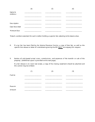 Form 12A503 Application for Specific Lien Release - Kentucky, Page 3