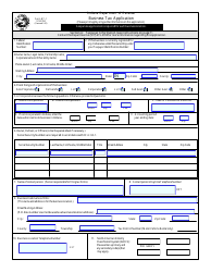Form BT-1 Business Tax Application - Indiana