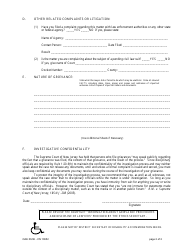 Form 10952 Attorney Ethics Grievance Form - New Jersey, Page 2