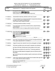 Form RX14 (MDE/ARMA/COM.010) Computerized Tomography - Maryland, Page 2
