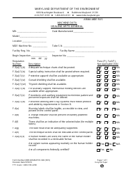 Form RX5 (MDE/ARMA/PER.028) Machine Data Healing Arts-General - Maryland