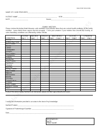 New Patient Intake Form, Page 4