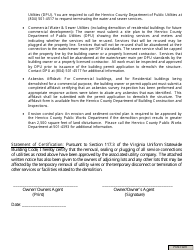 Demolition Certification Form - Henrico County, Virginia, Page 2