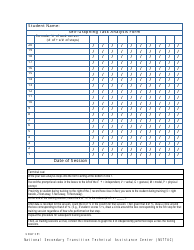 Document preview: Self Graphing Task Analysis Form - Nsttac