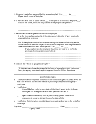 Vehicle Request Form - Connecticut, Page 2