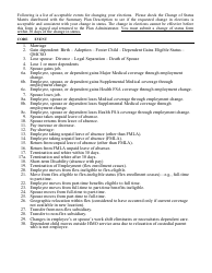 Employee Change of Status Form - Lines, Page 2