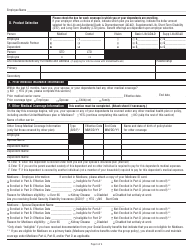 Form 450-3730 Employee Enrollment Form - Unitedhealthcare - Pennsylvania, Page 3