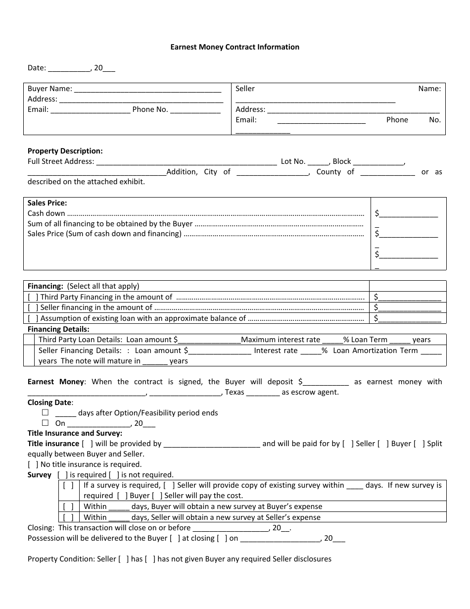texas-earnest-money-contract-information-form-fill-out-sign-online