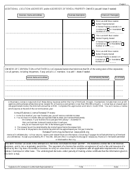 Business License Application Form - City of Portland, Oregon, Page 2