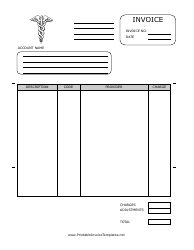 Document preview: Healthcare Invoice Template