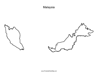 &quot;Malaysia Map Template&quot;
