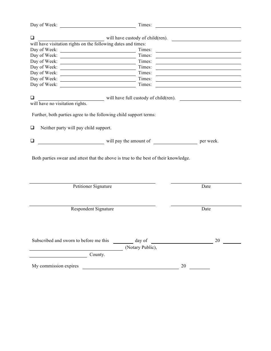 Agreed Order for Custody of a Minor Child - Fill Out, Sign Online and ...