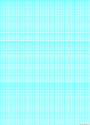 &quot;Cyan Semi-log Paper Template With 36 Divisions by 3-cycles&quot;