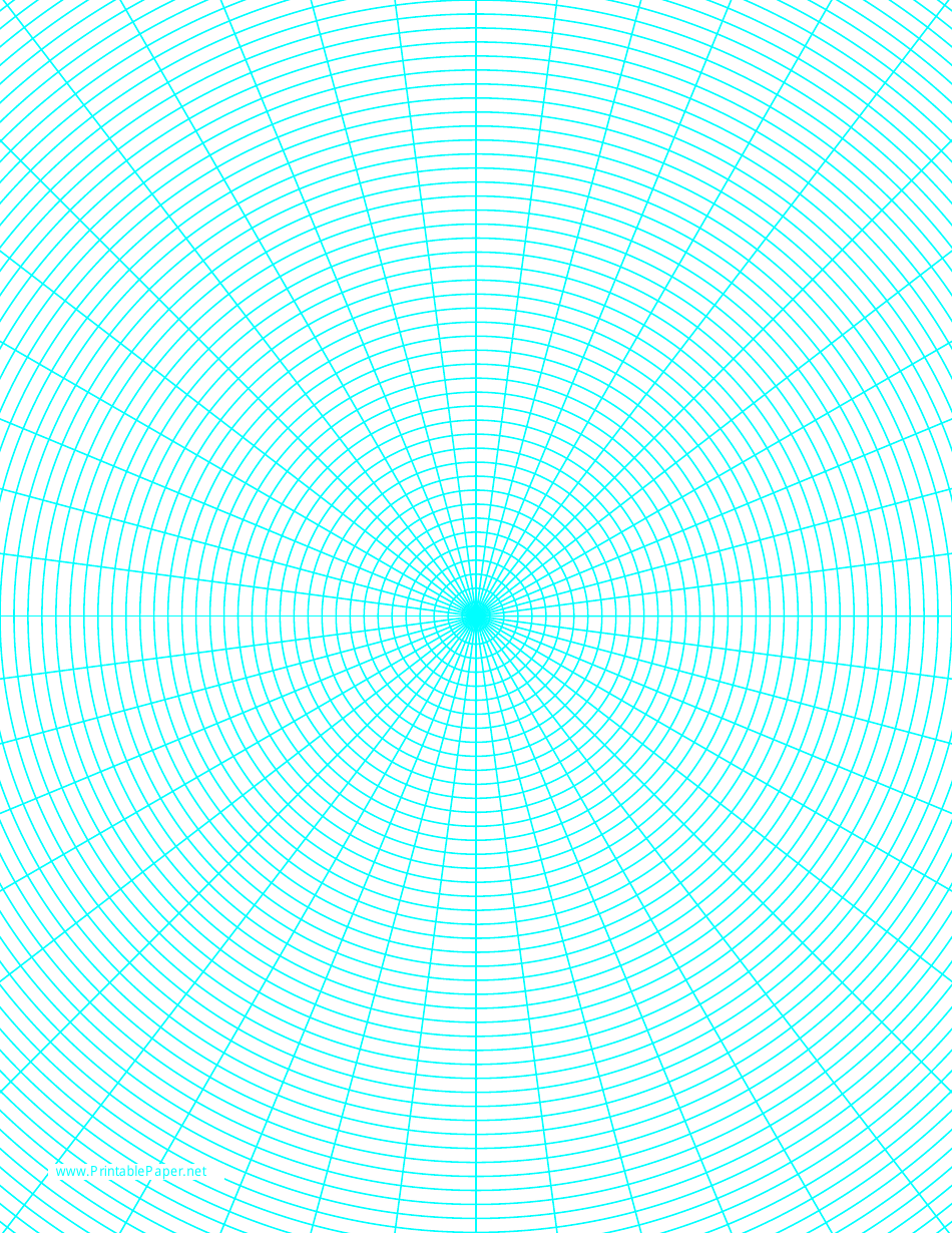 Polar Graph Paper Blue Download Printable PDF Templateroller