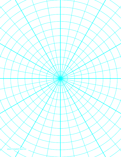 Polar Graph Paper - Circle