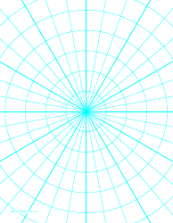 Document preview: Polar Graph Paper - Rays