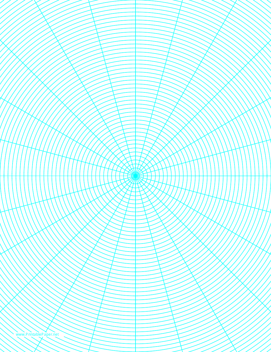 Polar Graph Paper Small Download Printable PDF Templateroller