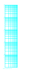 Document preview: Log-Log Paper With Logarithmic Horizontal Axis (One Decade) and Logarithmic Vertical Axis (Five Decades) With Equal Scales on Letter-Sized Paper