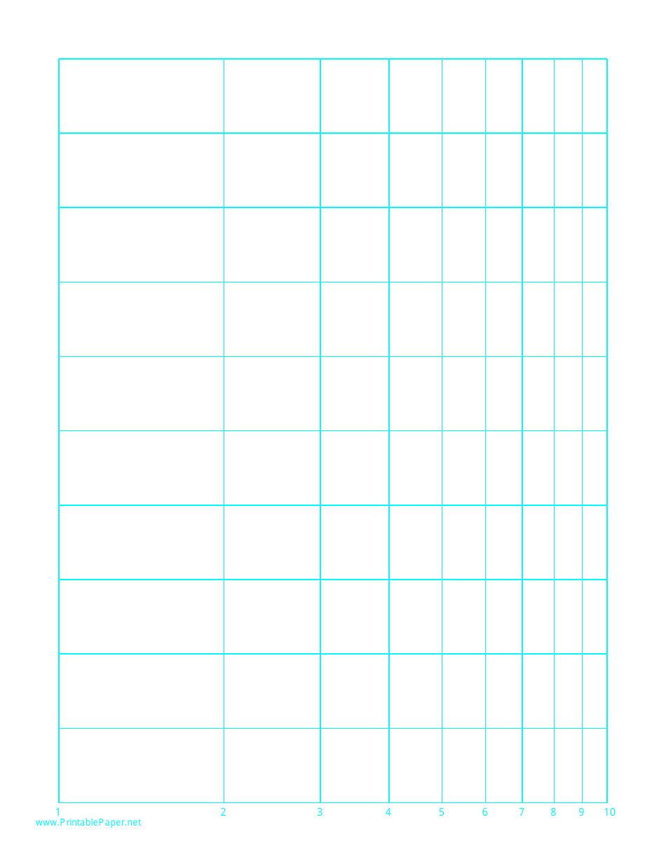 Semi-log Paper With Logarithmic Horizontal Axis (One Decade) and Linear ...