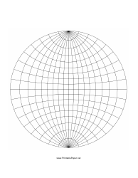 Document preview: Polar Graph Paper - Sphere