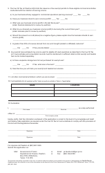 Form YG3161 &quot;Fuel Oil Tax - Application 5a&quot; - Yukon, Canada, Page 2