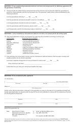 Form YG3369 Fuel Oil Tax - Application 6a - Yukon, Canada, Page 2