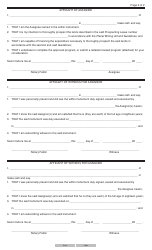 Form YG5035 Assignment of Prospecting Lease - Yukon, Canada, Page 2