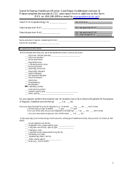 Swine Influenza Healthcare Worker Case Report Addendum Form
