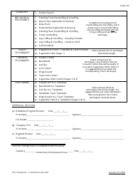 Form ADSD-010 &quot;Protective Action Response Training Plan Contracted Facility Staff&quot; - Florida, Page 2