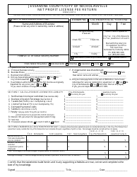 Form JCOT2 Download Printable PDF or Fill Online Net Profit License Fee ...