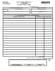 Form 4111 Annual Gross Products Take-In-kind Balance Sheet for Oil - Wyoming, Page 4