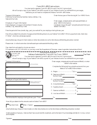 Form WH-4852 &quot;Indiana Substitute for Form W-2 or Form 1099-r&quot; - Indiana