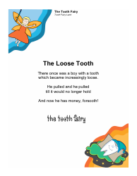 Document preview: Sample Tooth Fairy Letter for a Boy