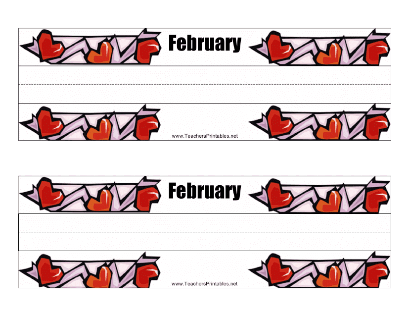 desk name tag template february download printable pdf